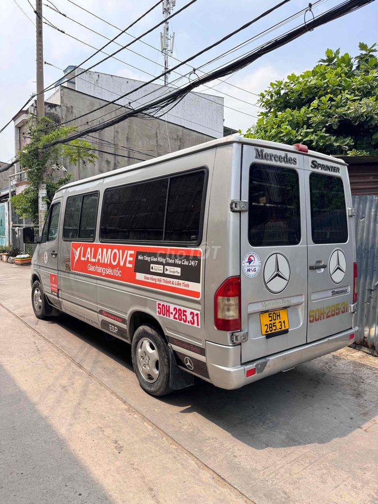 Mercedes Sprinter tải van 6 người 900kg 9 chủ ký. Mua bán Ô tô tại Quận Bình Tân Tp Hồ Chí Minh được đăng bởi thành tâm  hình 2