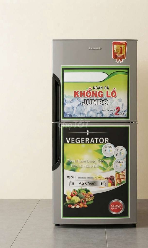 Tủ lạnh Panasonic Xám ngăn đá Jumbo. Mua bán Tủ lạnh tại Quận Thanh Xuân Hà Nội được đăng bởi Thanh Trúc hình 1