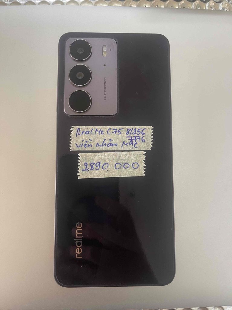 Realme C75X 8GB/256GB Đen. Mua bán Điện thoại tại Quận Ninh Kiều Cần Thơ được đăng bởi Cầm Đồ Anh Quý hình 1