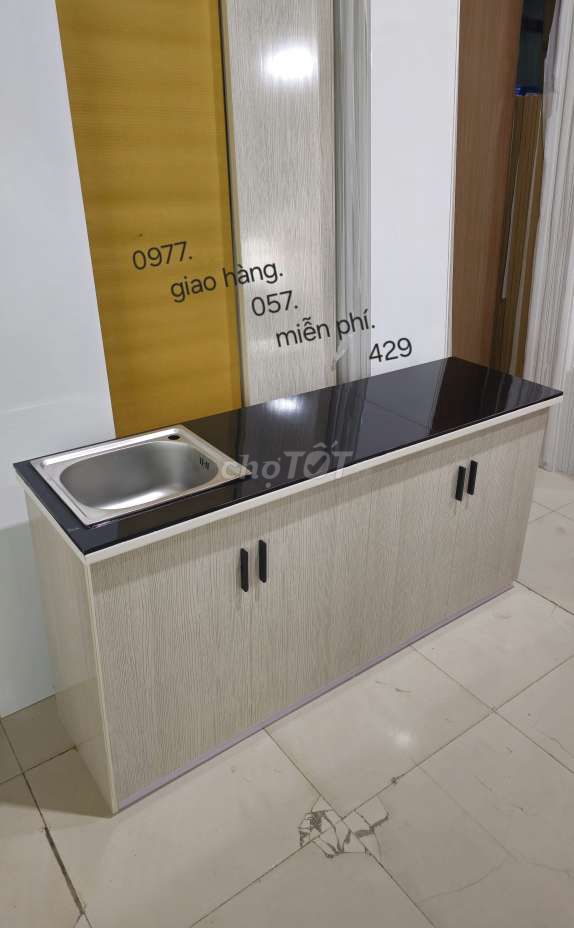 Tủ bếp ngang 1m65cm .đf78