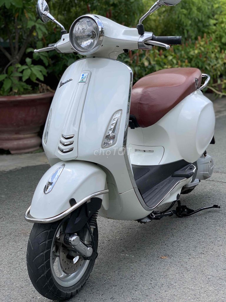 Vespa Primavera 125 3Vie 2014 Trắng zin BSTP 9 chủ