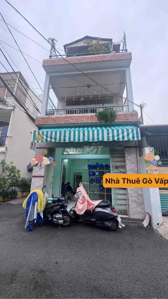 🔰CHO THUÊ NHÀ GÓC 2 MT HẺM 488/ PHẠM VĂN CHIÊU P16 GÒ VẤP
