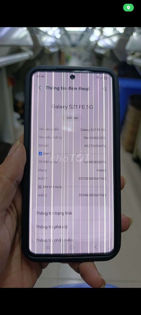 S21 EF bị sọc. Mua bán Điện thoại tại Quận Bình Tân Tp Hồ Chí Minh được đăng bởi naru hình 1