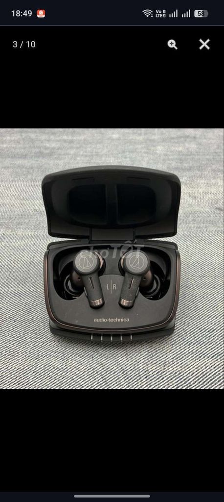 Tai nghe Audio-Technica ATH-TWX9 Đen. Mua bán Tivi, Âm thanh tại Quận 11 Tp Hồ Chí Minh được đăng bởi Khánh Minh Nguyễn quý hình 1