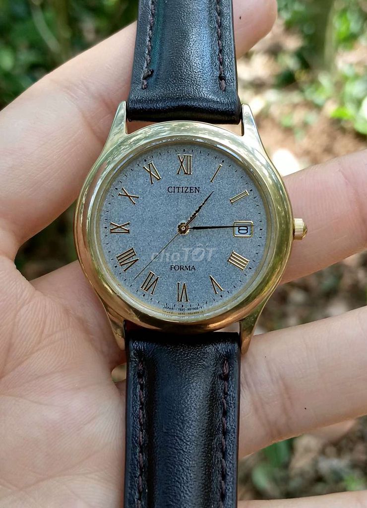 Đồng hồ Citizen Eco Drive Vàng Dây da. Mua bán Đồng hồ tại Huyện Tháp Mười Đồng Tháp được đăng bởi Anh Trần hình 1