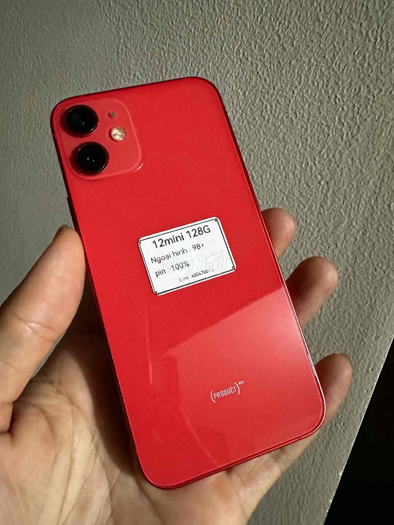 iPhone 12 mini 128GB Đỏ quốc tế. Mua bán Điện thoại tại Quận Gò Vấp Tp Hồ Chí Minh được đăng bởi iphone cũ zin nguyên bản hình 1
