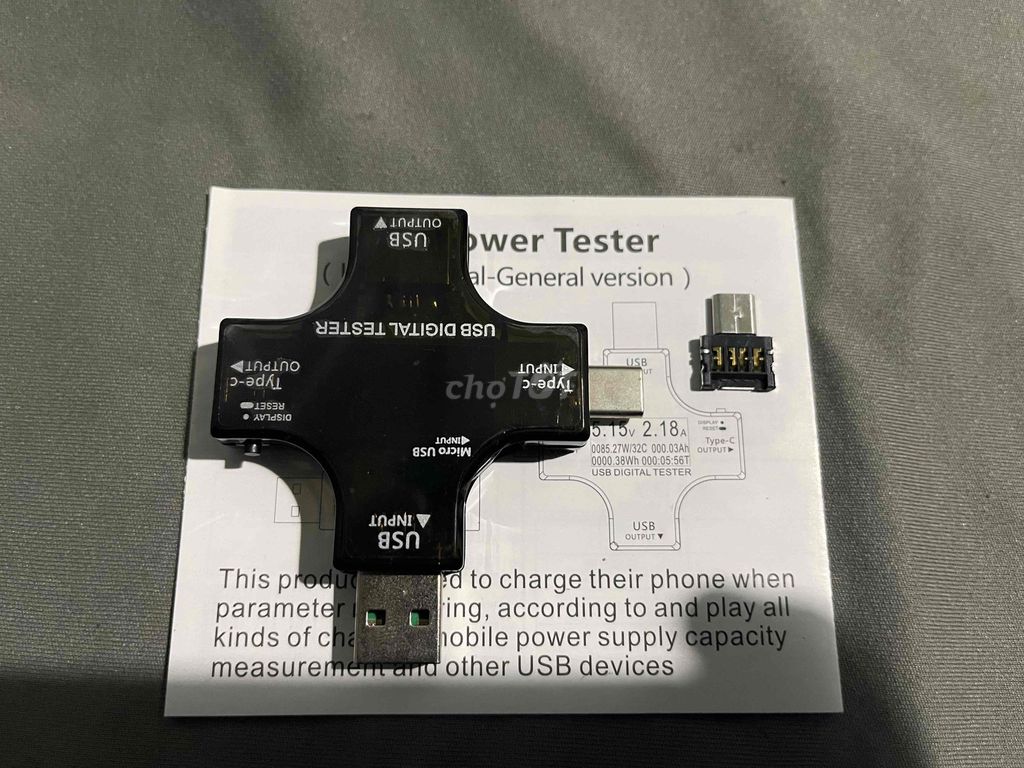 Thiết bị đo dòng sạc USB Tester Juwei J7-C Likenew. Mua bán Phụ kiện (Màn hình, Chuột...) tại Thành phố Dĩ An Bình Dương được đăng bởi Bảo hình 1