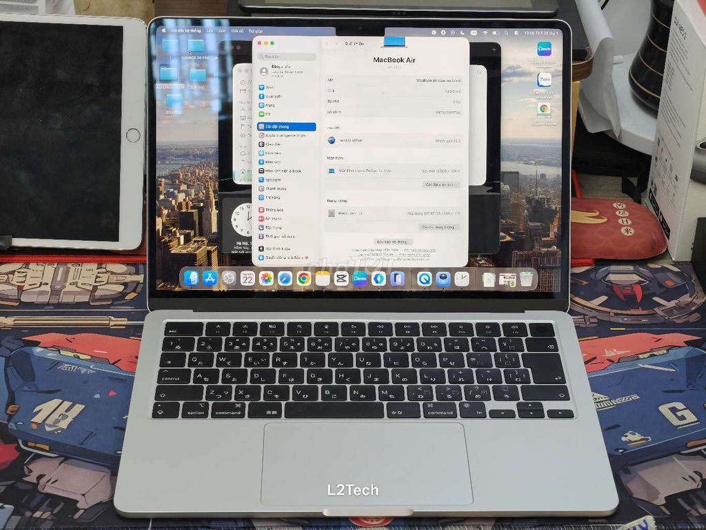 Apple Macbook Air M2 13.6 inch 256GB. Mua bán Laptop tại Thành phố Đà Lạt Lâm Đồng được đăng bởi LONG L2Tech hình 1