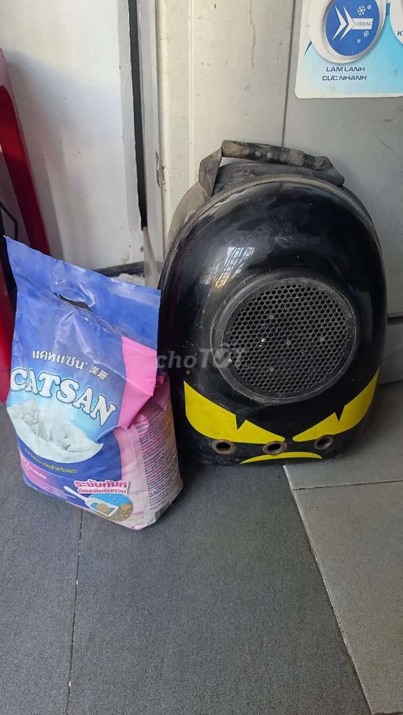 Balo vận chuyển Mèo nhựa Đen. Mua bán Phụ kiện, Thức ăn, Dịch vụ tại Thành phố Biên Hòa Đồng Nai được đăng bởi Bích Vân Hoàng hình 1