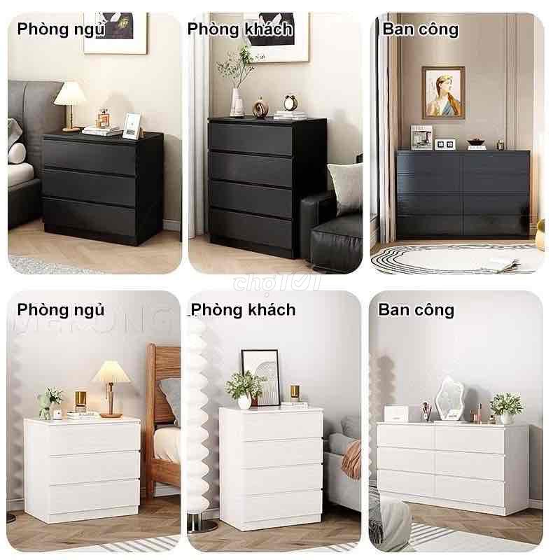 Tủ ngăn kéo nhựa 4 ngăn Trắng/Đen. Mua bán Tủ, kệ gia đình tại Quận Cẩm Lệ Đà Nẵng được đăng bởi Nhật Ni hình 1