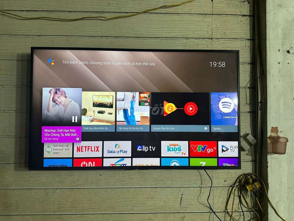 Tivi Sony 55 inch màn 4K Android remote nói. Mua bán Tivi, Âm thanh tại Quận 7 Tp Hồ Chí Minh được đăng bởi Hoàng Long Tivi  hình 1