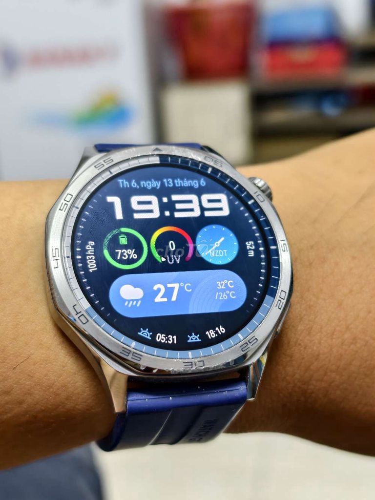 Huawei Watch GT5 46mm xanh dương còn bảo hành