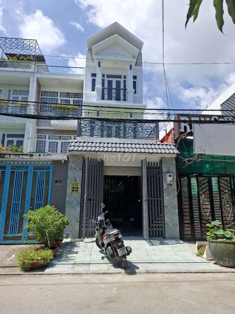 bán nhà  4x20 mặt tiền đường thạnh lộc 57 phường thạnh lộc quận 12