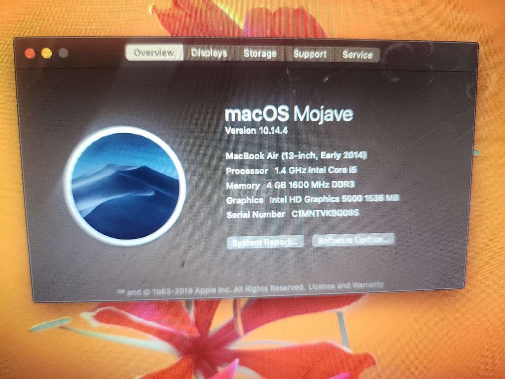 MacBook Air 2014, 13 in. Mua bán Laptop tại Huyện Bình Chánh Tp Hồ Chí Minh được đăng bởi Linh hình 1