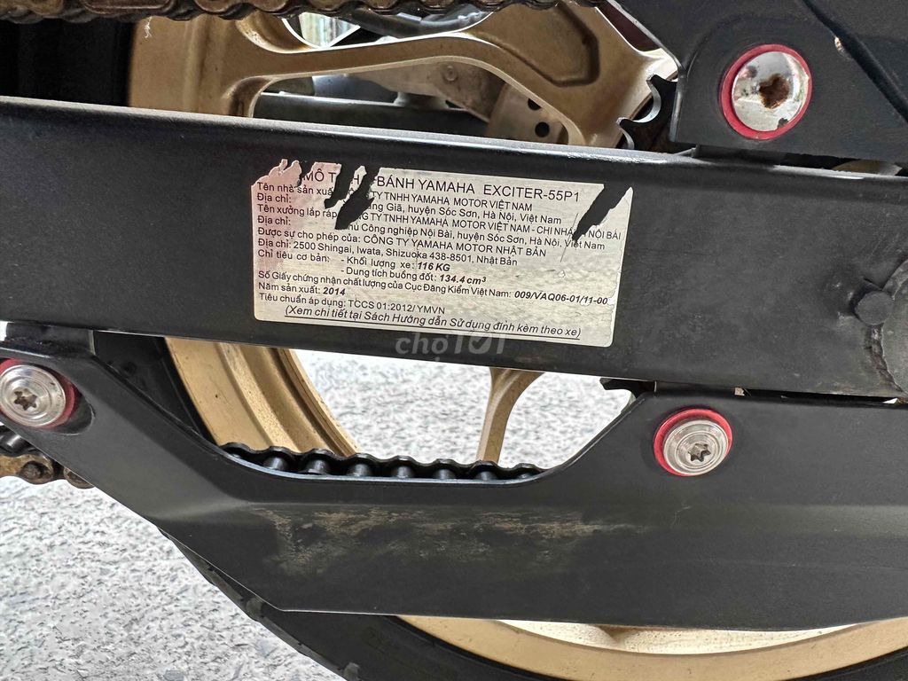 Exciter 135 2014 xe mộc đẹp. Mua bán Xe máy tại Huyện Củ Chi Tp Hồ Chí Minh được đăng bởi Lâm Củ Chi hình 7
