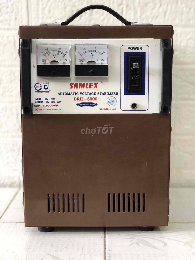 Ổn áp SAMLEX . 3KVA / Dải 50v. Mua bán Nội thất, đồ gia dụng khác tại Huyện Đông Hưng Thái Bình được đăng bởi Huy Nguyễn hình 1