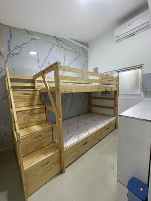 Phòng trọ nhỏ 2 giường tầng khu Trần Não gần ga metro Thảo Điền