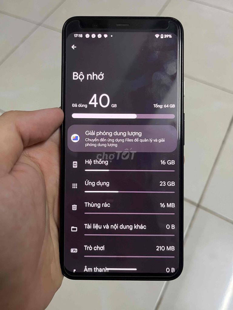 Google Pixel 4XL 64GB Đen Đã dùng. Mua bán Điện thoại tại Quận Gò Vấp Tp Hồ Chí Minh được đăng bởi Thanh hình 1