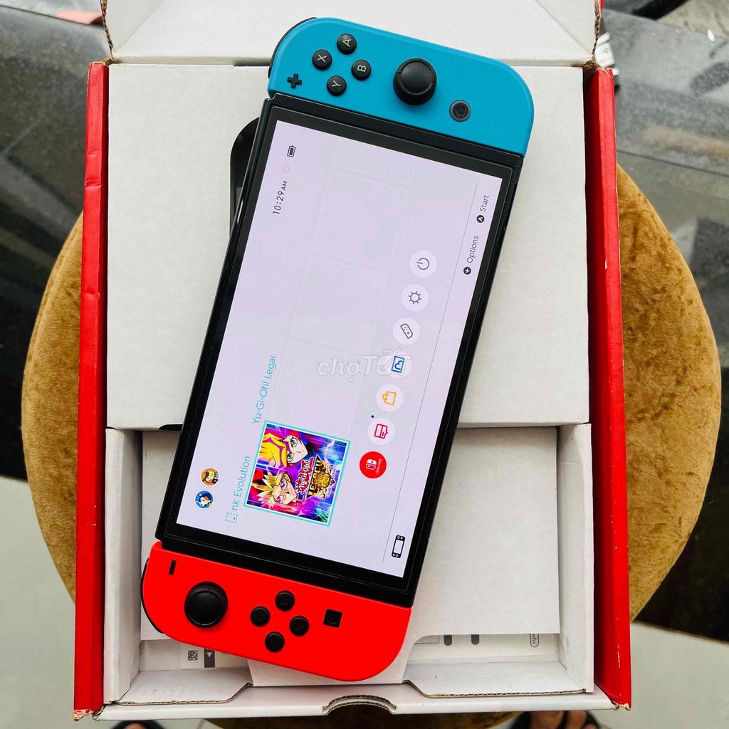 Nintendo Switch OLED Neon Fullbox. Mua bán Thiết bị chơi game tại Quận 5 Tp Hồ Chí Minh được đăng bởi school stone hình 1