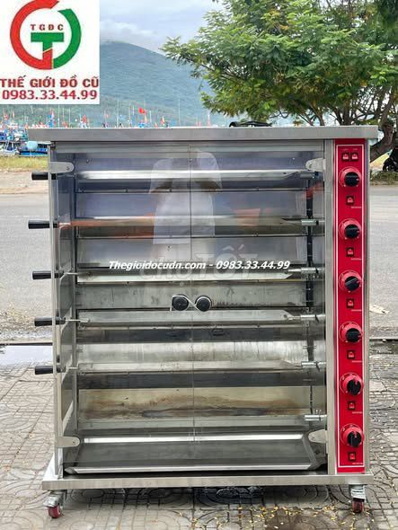 Lò nướng Thép không gỉ Bạc, Đỏ. Mua bán Bếp, lò, đồ điện nhà bếp tại Quận Sơn Trà Đà Nẵng được đăng bởi THANH LÝ MUA BÁN ĐỒ CŨ MỚI hình 1
