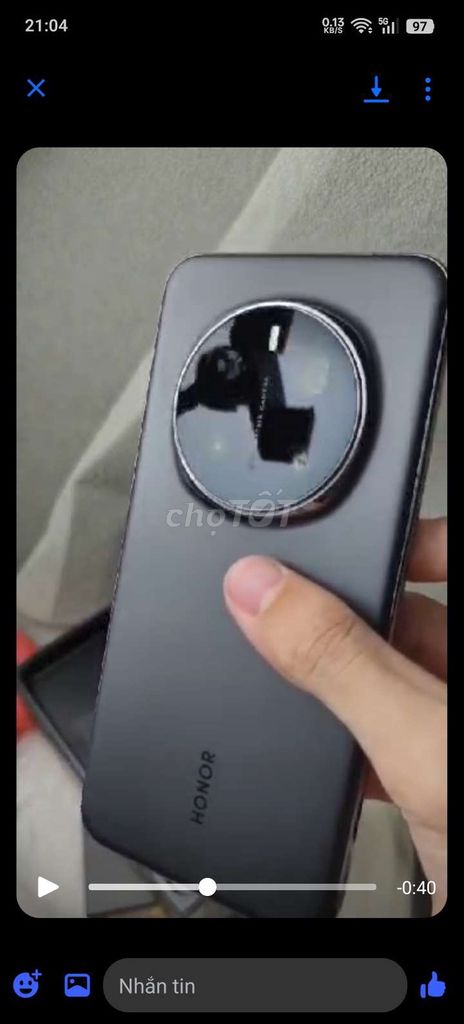Honor Magic 8 Pro Đen Like new 99%. Mua bán Điện thoại tại Thành phố Gia Nghĩa Đắk Nông được đăng bởi Hưng hình 1