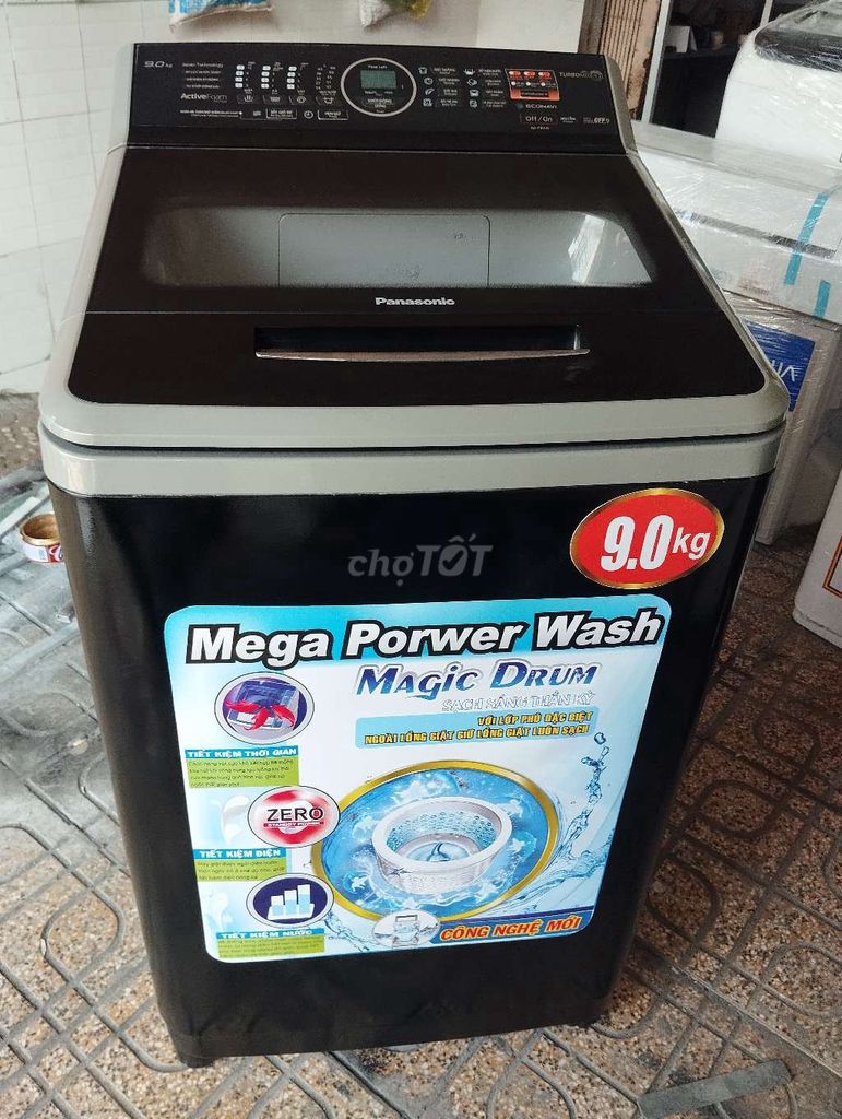 Máy giặt Panasonic 9kg Đen. Mua bán Máy giặt tại Huyện Lấp Vò Đồng Tháp được đăng bởi Hiếu hình 1