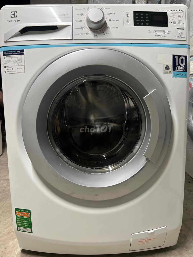 hãng Electrolux máy 9kg invecter