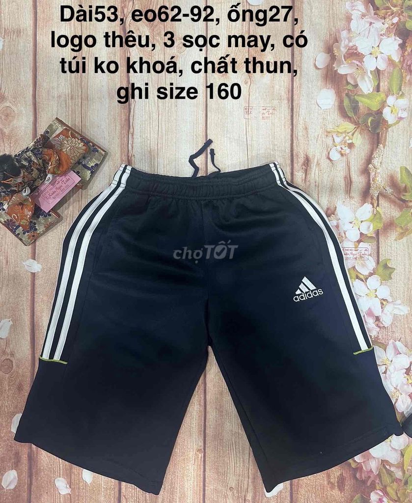 Quần thể thao Adidas, thun,logo thêu,3 sọc, 9 hang. Mua bán Quần áo tại Thành phố Thủ Đức Tp Hồ Chí Minh được đăng bởi Trần Ngọc Xuân hình 1