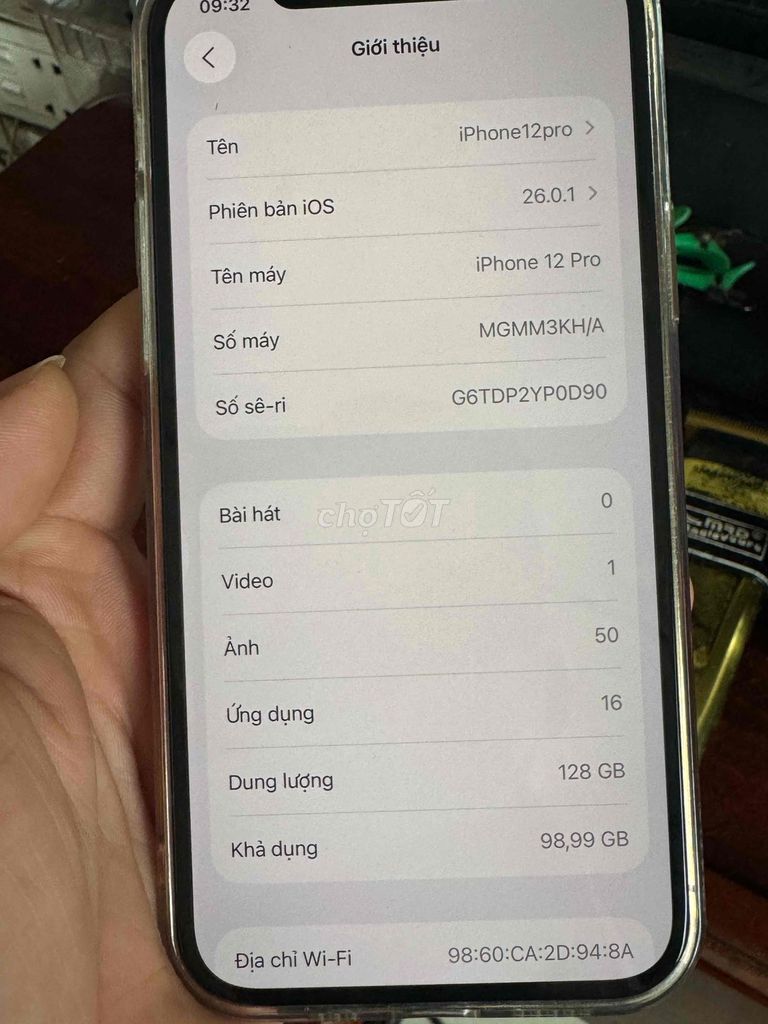 Apple iPhone 12 Pro 128GB Vàng Đã dùng. Mua bán Điện thoại tại Huyện Thường Tín Hà Nội được đăng bởi Lê hảo hình 1