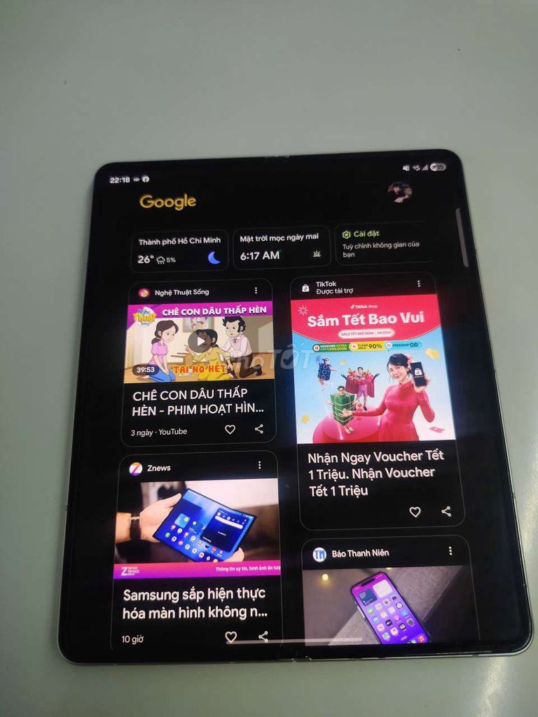 Samsung Galaxy Z Fold3 256GB Màu Bạc. Mua bán Điện thoại tại Quận Tân Bình Tp Hồ Chí Minh được đăng bởi Ngoan Thành hình 1