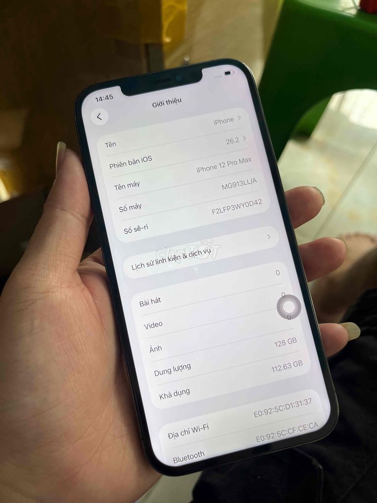 iPhone 12 Pro Max 128GB Xanh. Mua bán Điện thoại tại Thành phố Thuận An Bình Dương được đăng bởi Bảo hình 1