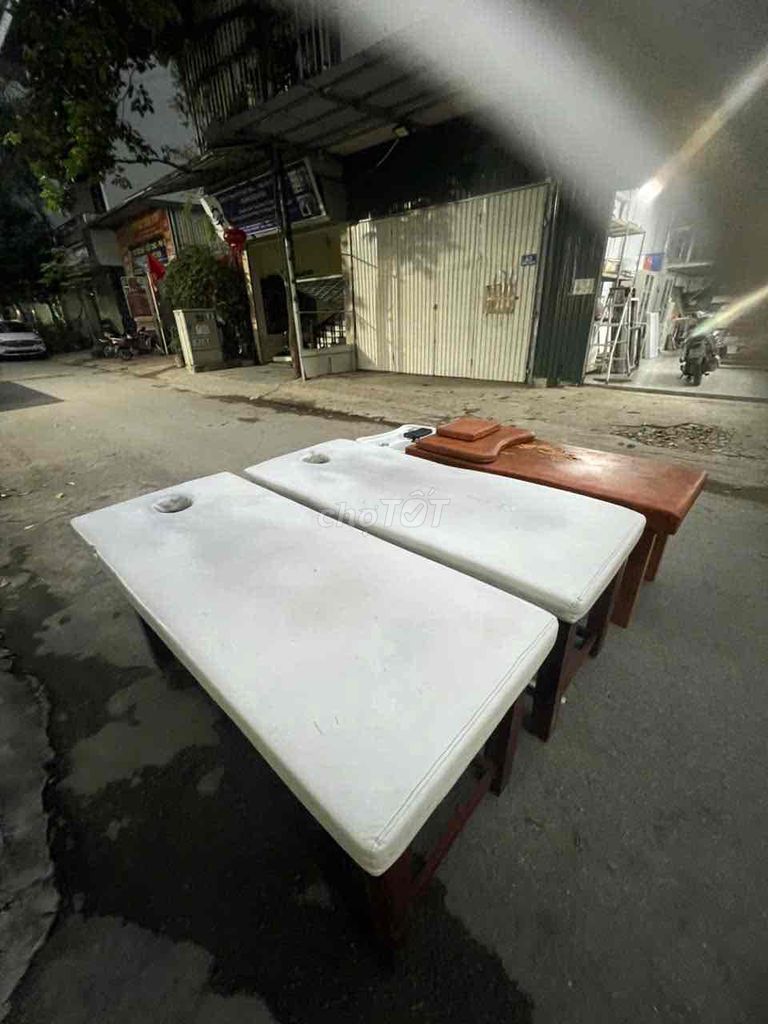 Giường massage Gỗ Da 1m9x75cm. Mua bán Giường, chăn ga gối nệm tại Quận Hà Đông Hà Nội được đăng bởi LAN ANH hình 1