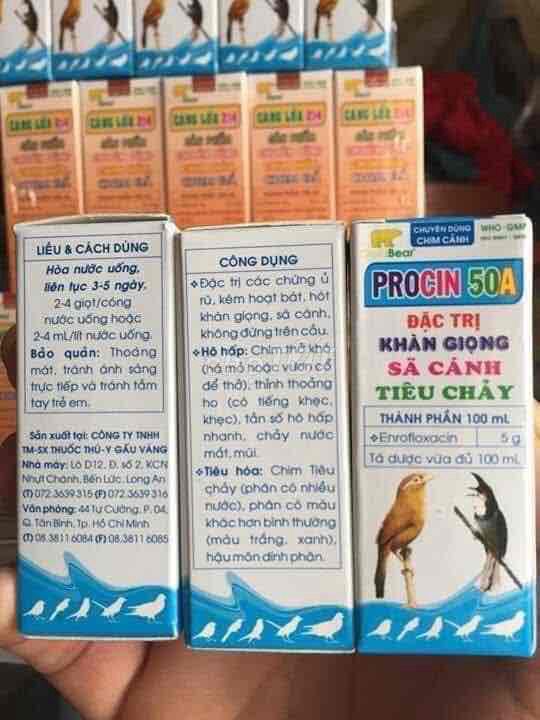 Thuốc  trị ho và tiêu chảy chim cảnh. Mua bán Phụ kiện, Thức ăn, Dịch vụ tại Thành phố Huế Thừa Thiên Huế được đăng bởi Anh hùng hình 1