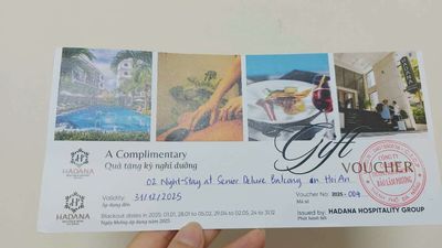 Voucher 2 đêm ở Hadana Hoi An Resort. Du lịch tại Quận 1 Tp Hồ Chí Minh được đăng bởi ngọc trâm lê
