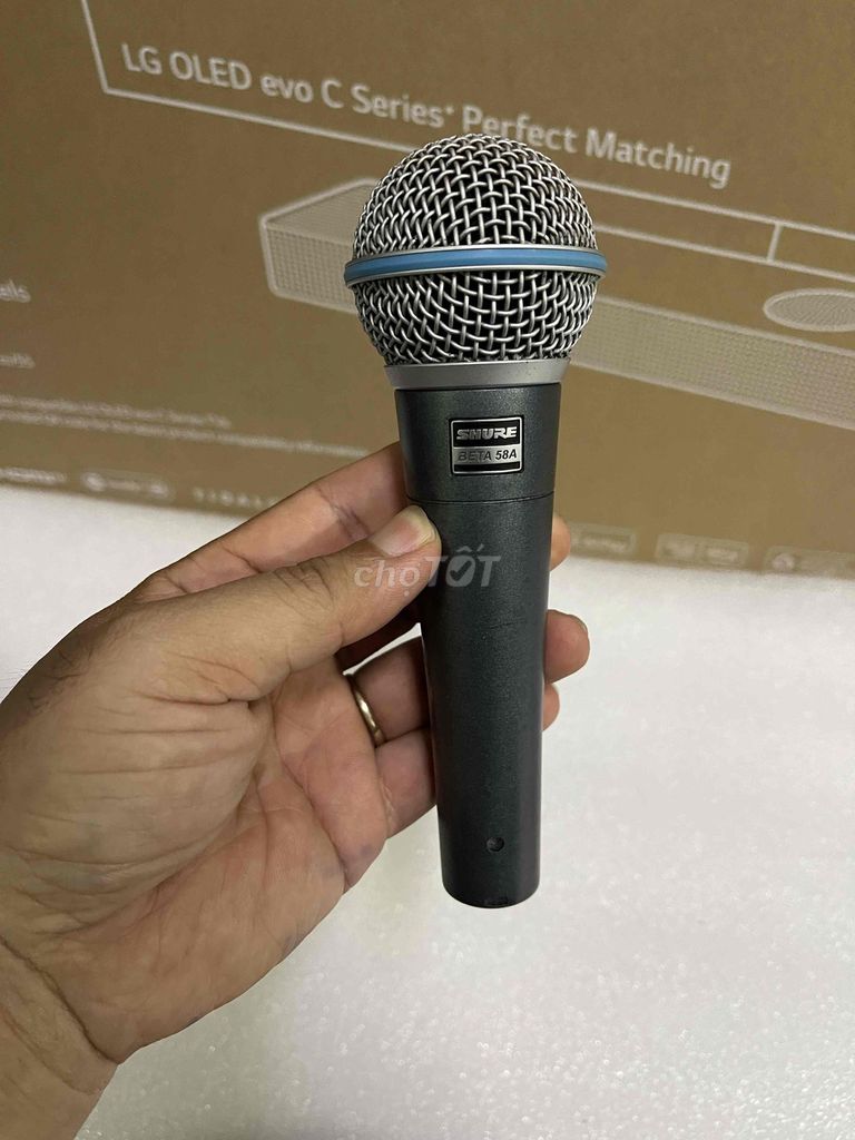 Micro Shure BETA 58A Mỹ zin xịn. Mua bán Tivi, Âm thanh tại Quận 8 Tp Hồ Chí Minh được đăng bởi Tân hình 1