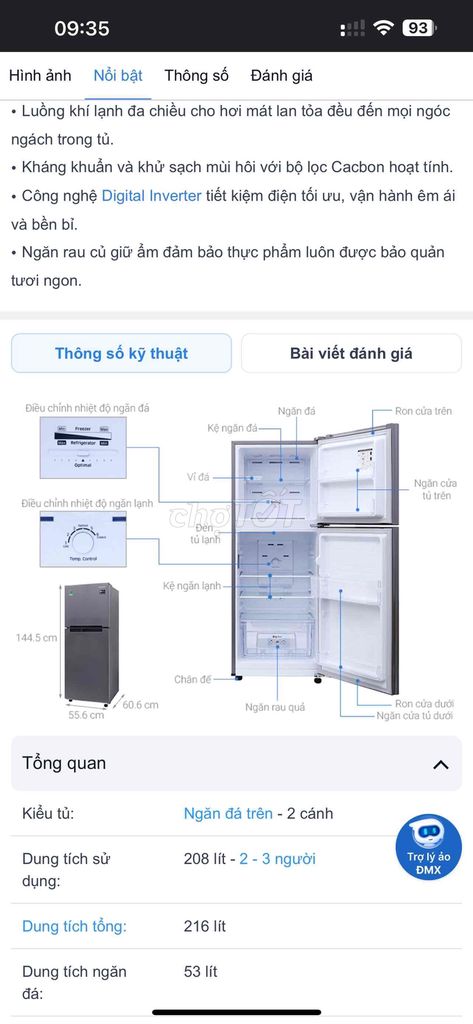 Tủ Lạnh Samsung inverter