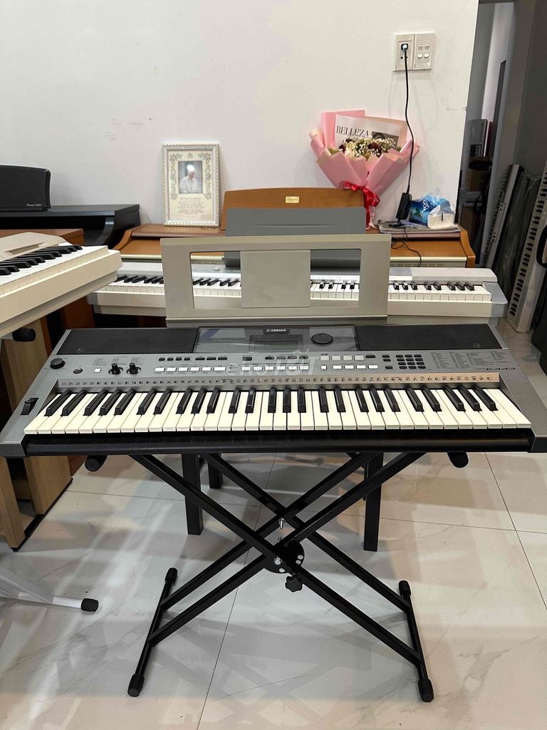 Organ Yamaha E443 hàng đẹp tặng full phụ kiện