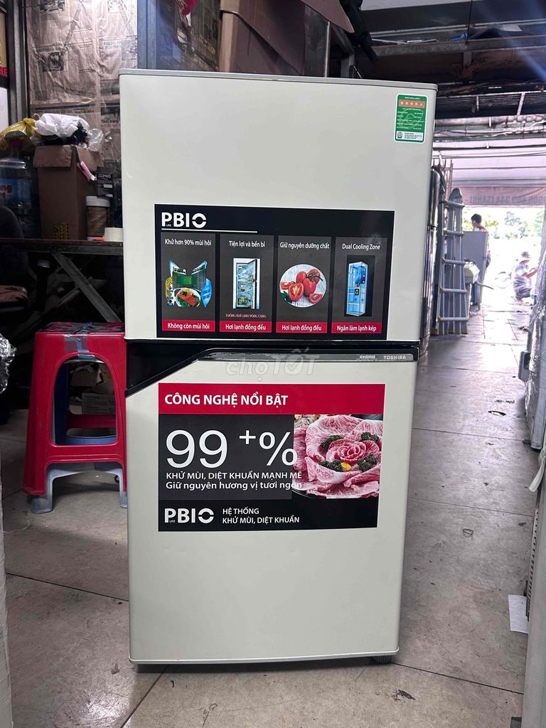 thanh lý tủ lạnh Toshiba 100L. Mua bán Tủ lạnh tại Quận 7 Tp Hồ Chí Minh được đăng bởi Bảo Linh ST hình 1
