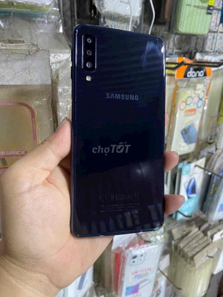 Samsung Galaxy A7 (2018) 64GB Đen. Mua bán Điện thoại tại Thành phố Cao Lãnh Đồng Tháp được đăng bởi Khang Mobile hình 1