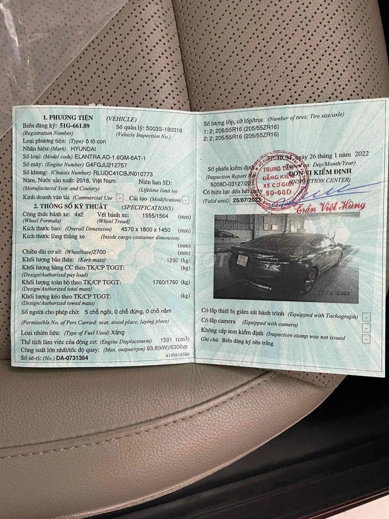 Kia Cerato 2018 1.6 AT - 110000 km. Mua bán Ô tô tại Thành phố Biên Hòa Đồng Nai được đăng bởi Luxury AUTO  hình 9