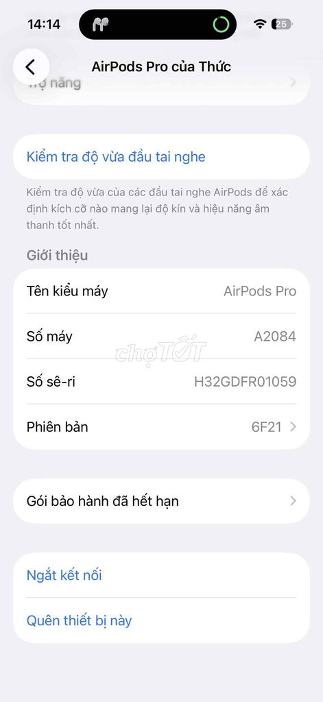 Apple AirPods Pro Trắng Chống ồn. Mua bán Tivi, Âm thanh tại Huyện Di Linh Lâm Đồng được đăng bởi Đoàn Trần Thức hình 1
