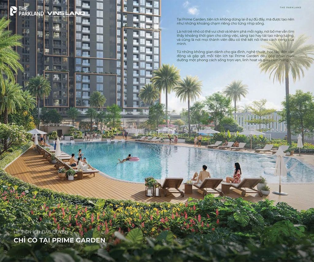 Квартира 2 спальни Vinhomes Ocean Park 2, вид на бассейн, 3,2 млрд