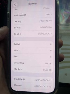 iPhone 15 Pro 128Gp