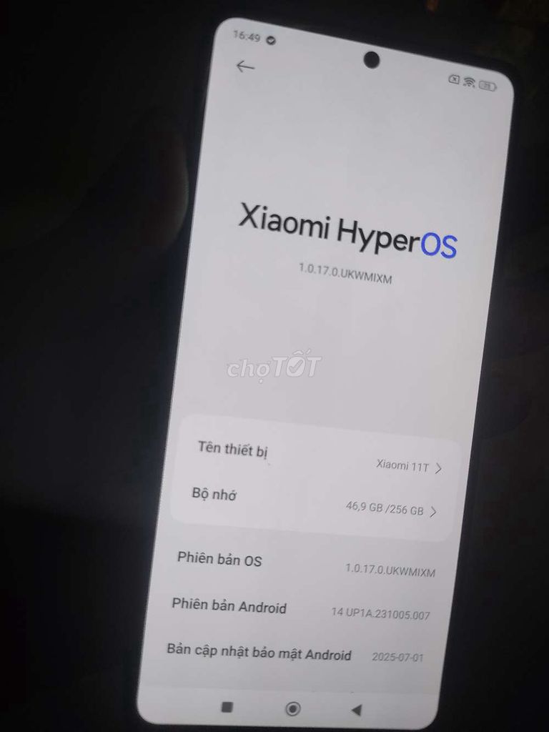 Xiaomi 11T 256GB Trắng. Mua bán Điện thoại tại Huyện Phong Điền Cần Thơ được đăng bởi hihijh hình 1