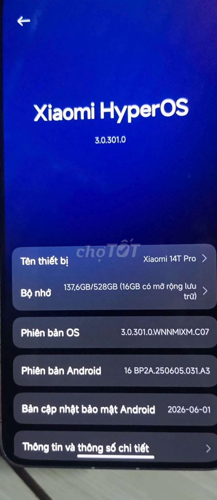 Xiaomi 14T Pro Xám. Mua bán Điện thoại tại Thành phố Mỹ Tho Tiền Giang được đăng bởi Phạm Hoài Phương hình 1