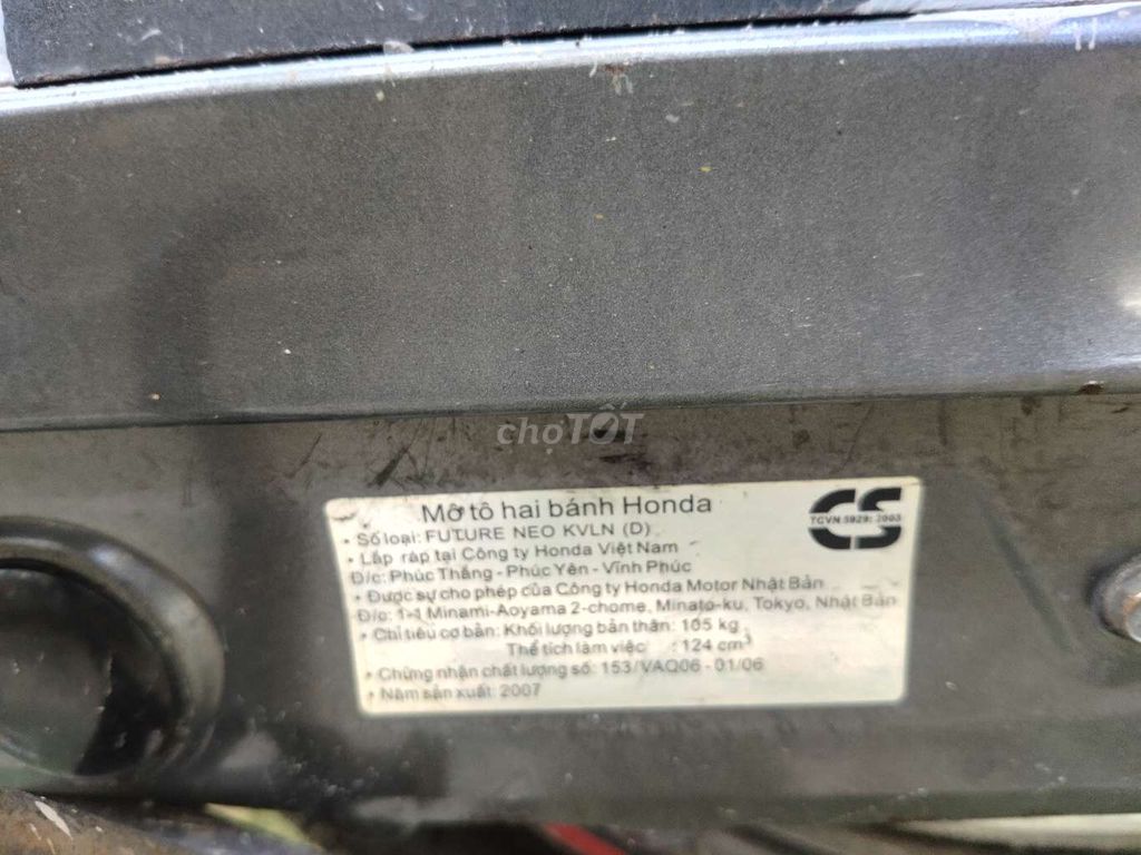 Thanh lý future neo 2007. Mua bán Xe máy tại Huyện Hóc Môn Tp Hồ Chí Minh được đăng bởi Nguyen Jonny hình 3