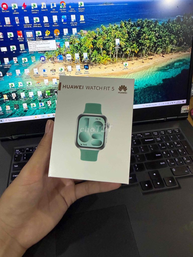 Huawei Watch Fit 5 Xanh lá. Mua bán Thiết bị đeo thông minh tại Quận Đống Đa Hà Nội được đăng bởi Phạm Xuân Ánh hình 1