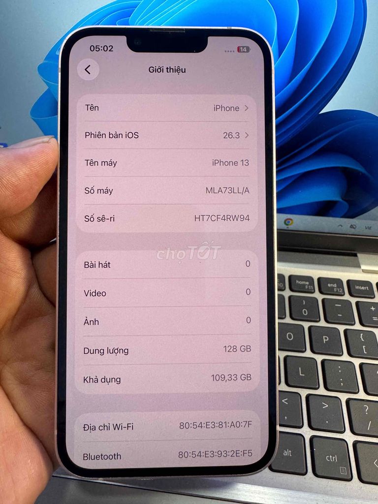 Apple iPhone 13 128GB Hồng. Mua bán Điện thoại tại Quận 6 Tp Hồ Chí Minh được đăng bởi QUỐC THIÊN BÁN GÓP 0 ĐỒNG  hình 1