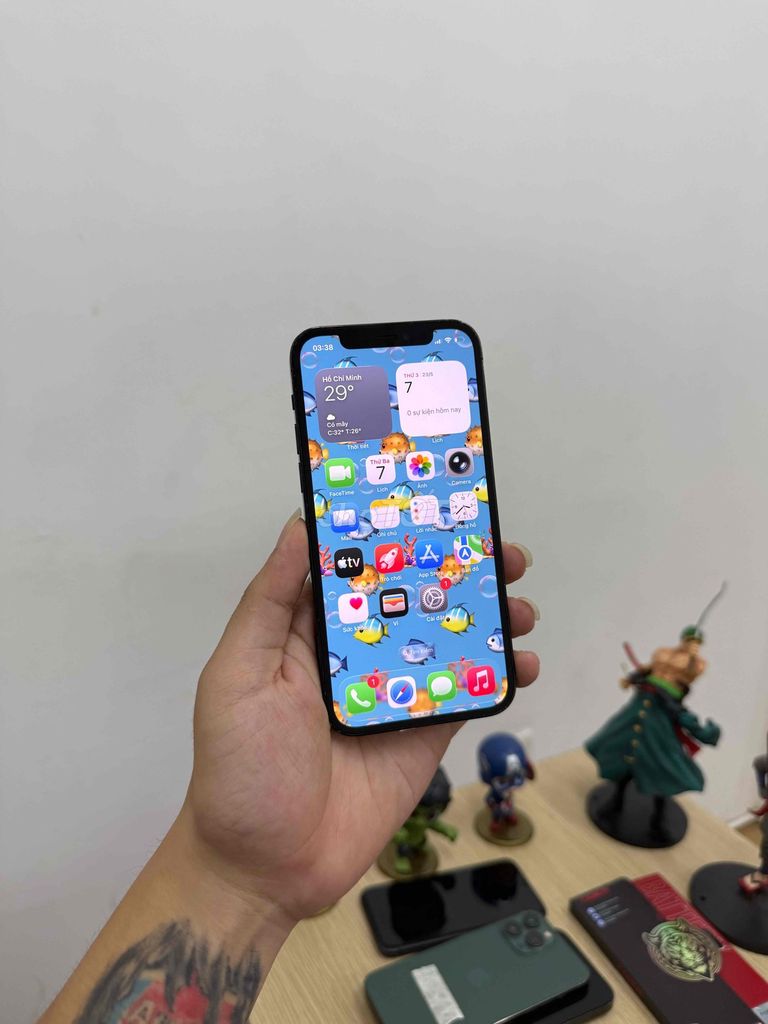 Apple iPhone 12 Pro QTE 128GB Zin Nguyên Bản. Mua bán Điện thoại tại Quận Đống Đa Hà Nội được đăng bởi Hà Nội Mobile Bao Duyệt Nợ Xấu hình 1