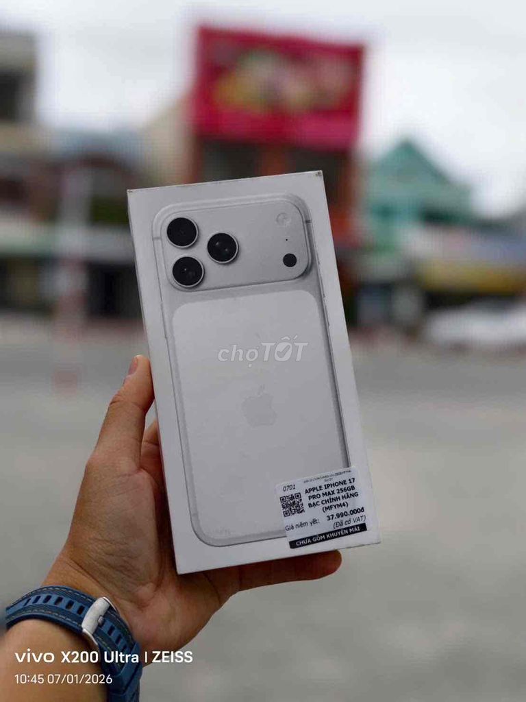 🍎iPhone 17 Promax 256GB Bạc New 100%. Mua bán Điện thoại tại Thành phố Bạc Liêu Bạc Liêu được đăng bởi Nguyễn Hưng Thịnh hình 1
